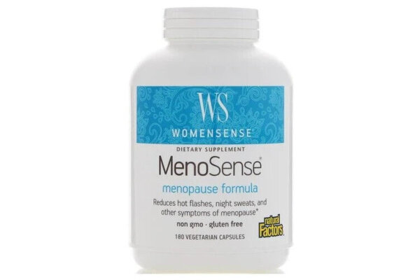 Natural Factors WomenSense MenoSense Menopause Formula 180 vegetarische Kapseln