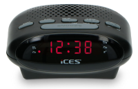 iCES ICR-210 Uhrenradio Radiowecker mit 2 Weckzeiten PLL...