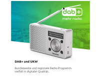 TechniSat DIGITRADIO 1 – Tragbares DAB+ Radio mit Akku