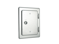 Marley Kamintür mit Vierkantverschluss verzinkt -...