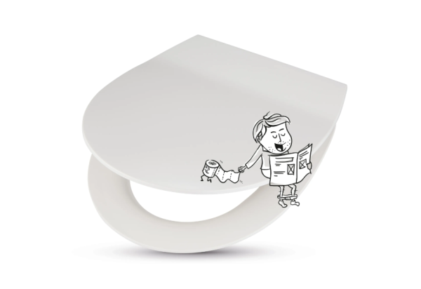 baliv WC-Sitz Aduja mit Absenkautomatik Duroplast Weiß, B-Ware