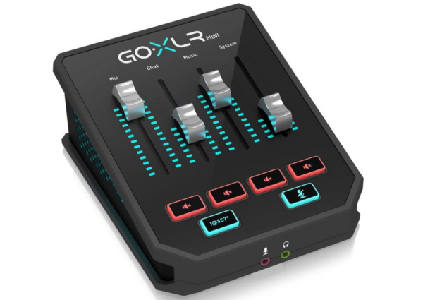 TC Helicon GoXLR MINI Online-Broadcast-Mixer mit USB-/Audio-Schnittstelle