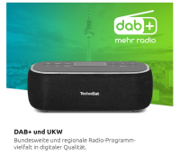 TechniSat VIOLA BT 1 - tragbarer Bluetooth-Lautsprecher...