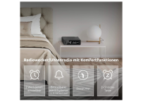 TechniSat DIGITRADIO 51 DAB+ Radiowecker DAB, UKW, Uhrenradio