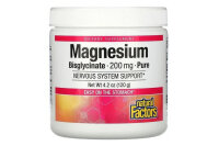 Natural Factors, Magnesium Bisglycinate, Pure, 200 mg, 120 g