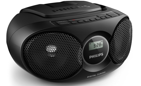 Philips Audio AZ215B/12 CD-Soundmachine (Digital UKW, Audioeingang, 3 Watt, leic
