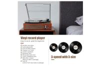 Vinyl Plattenspieler Bluetooth Plattenspieler mit eingebauten Lautsprechern