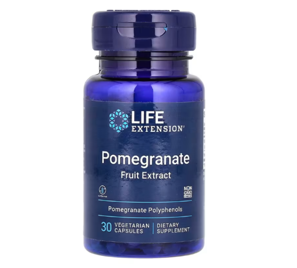 Life Extension, MHD 05 / 2026 Granatapfel-Fruchtextrakt, 30 vegetarische Kapseln #1