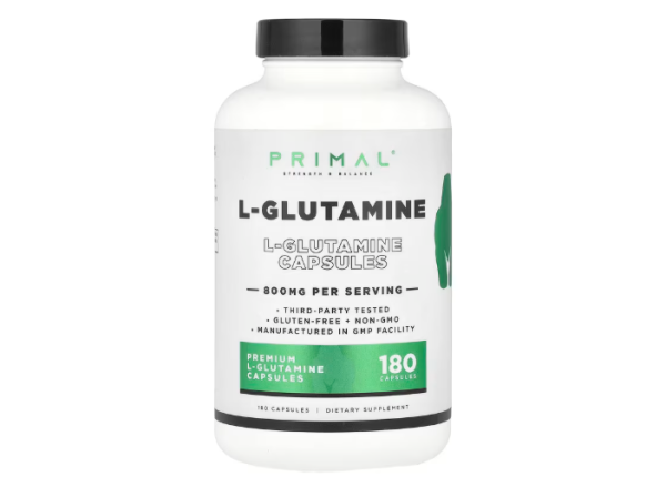 PrePrimal, 04 / 2026 L-Glutamin, 800 mg, 180 Kapseln #1