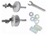 Ideal Standard EW00767 Scharniersatz für WC-Sitze |...