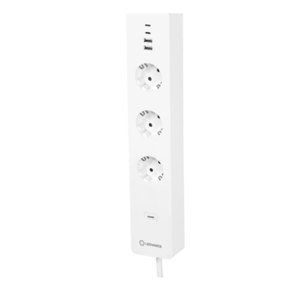Ledvance Smart Home Steckdosenleiste Multi Power EU Weiß 35 cm