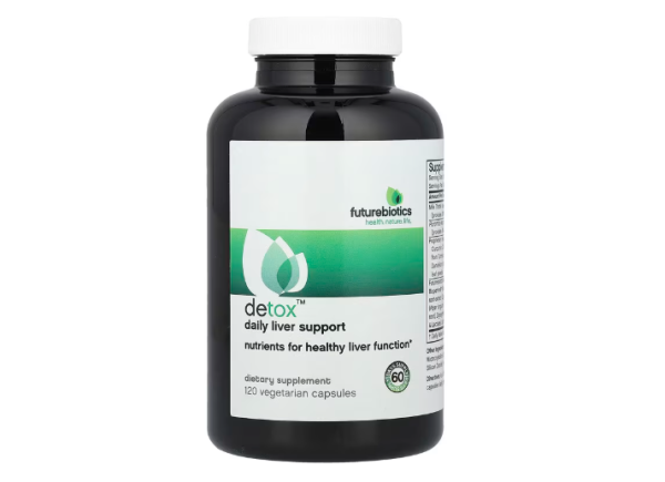 Futurebiotics, Detox™, MHD 04 / 2026 Daily Liver Support, tägliche Unterstützung der Leber, 120 pflanzliche Kapseln #1
