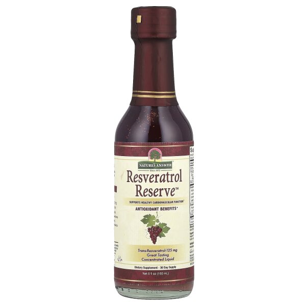 Natures Answer, Resveratrol Reserve 150ml f?r kardiovaskul?re Gesundheit