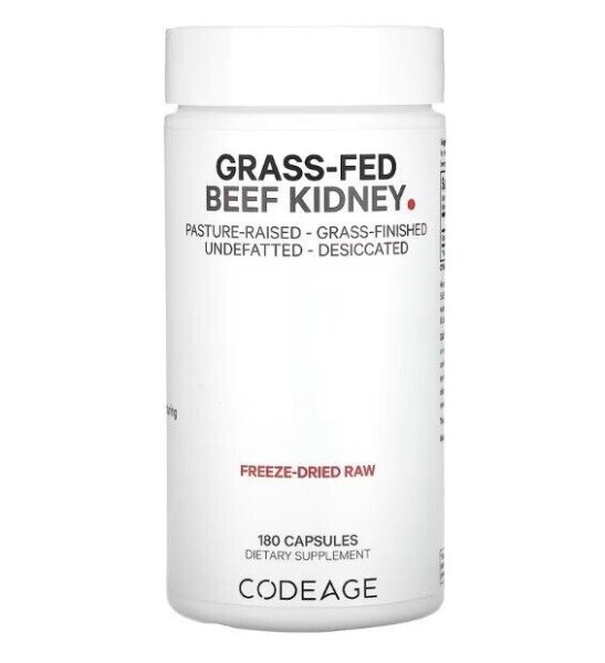 Codeage, MHD 06 / 2026 Rinderniere aus Weidehaltung, Weidehaltung, 180 Kapseln #1