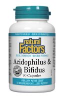 Natural Factors, MHD 05 / 2026 Acidophilus & Bifidus...