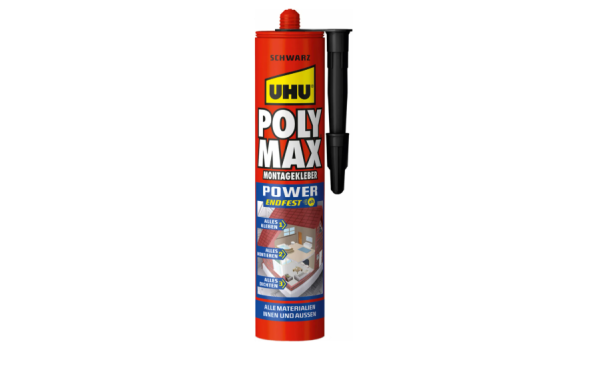 UHU Poly Max Montagekleber Power Schwarz 425 g, B-Ware