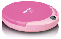 Lenco CD-011PK - Tragbarer CD-Spieler mit Akkuladefunktion - LCD-Bildschirm