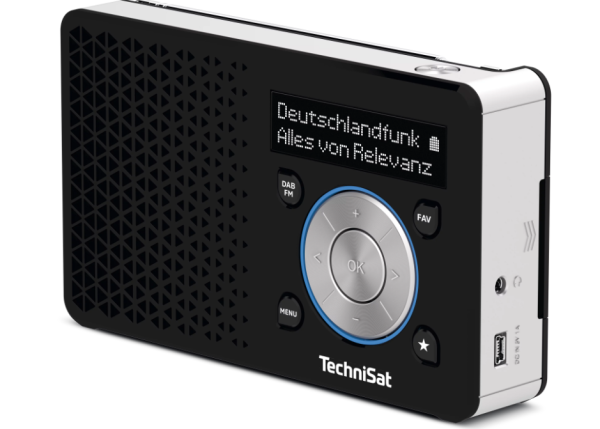 Technisat DIGITRADIO 1 Portables DAB+/UKW-Radio mit integriertem Akku