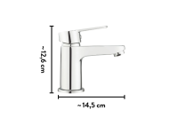 OBI baliv Waschtischarmatur WT-5890 Chrom GEBRAUCHT