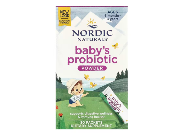 Nordic Naturals, Probiotikapulver für Babys, für das Alter von 6 Monaten bis 3 Jahre, 30 Päckchen, je 1,45 g