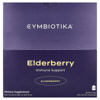 Cymbiotika, Elderberry Immune Support, Unterstützung des Immunsystems mit Holunder, 26 Beutel, je 10 ml