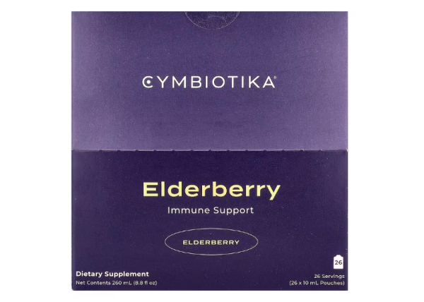 Cymbiotika, MHD 04 / 2026 Elderberry Immune Support, Unterstützung des Immunsystems mit Holunder, 26 Beutel, je 10 ml #1