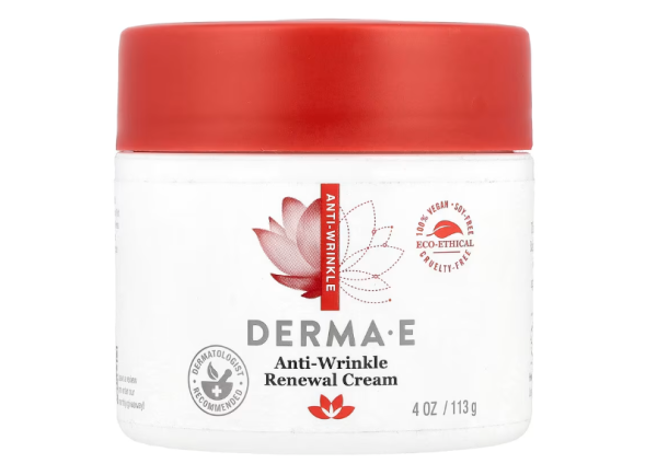 DERMA E, Anti-Falten-Erneuerungscreme, 113 g - DE Versand via DHL