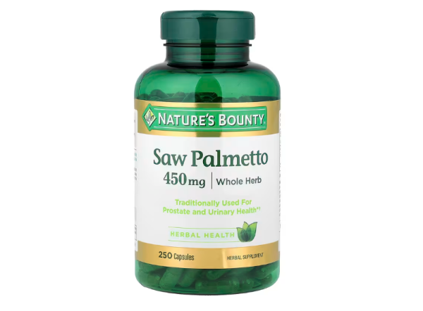 Natures Bounty, Sägepalme, 450 mg, 250 Kapseln - DE Versand via DHL