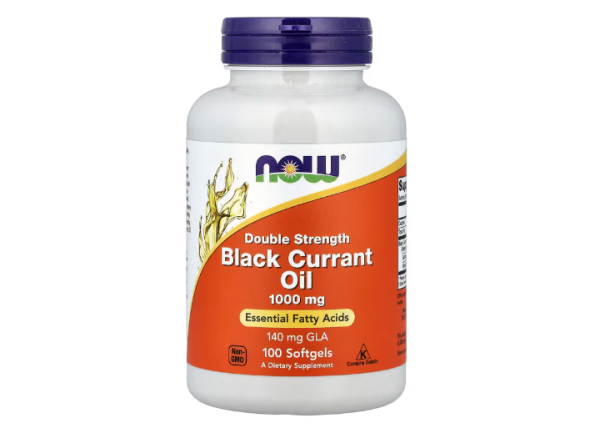 NOW Foods, Schwarze-Johannisbeere-Öl, 100 Weichkapseln (1.000 mg pro Weichkapsel)