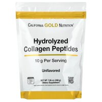 California Gold Nutrition, hydrolysierte Kollagenpeptide, Typ I und III, geschmacksneutral, 200 g