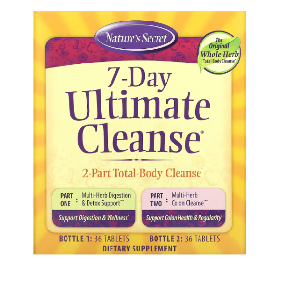 Natures Secret, 7 Tage Ultimate Cleanse, 2-Schritte-Ganzk?rperreinigung