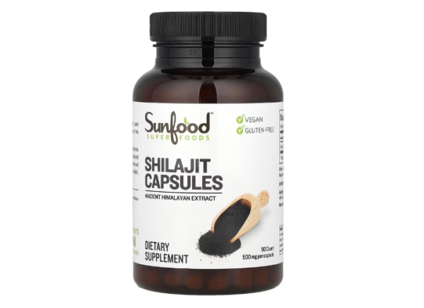 Sunfood, Shilajit, Shilajit, 500 mg, 90 Kapseln - DE Versand via DHL