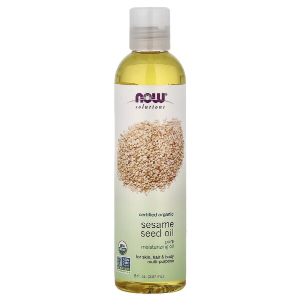 NOW Foods, Solutions, Sesame Seed Oil, Sesamsamenöl, 237 ml - DE Versand via DHL