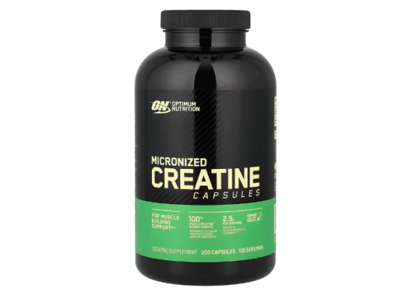 Optimum Nutrition, Micronized Creatine Capsules, mikronisierte Kreatin-Kapseln, 200 Kapseln