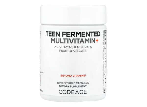 Codeage, fermentiertes Multivitamin für Teenager, 60 pflanzliche Kapseln