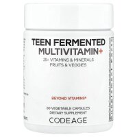 Codeage, fermentiertes Multivitamin für Teenager, 60 pflanzliche Kapseln