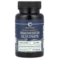 Nobi Nutrition, Magnesium Glycinate, maximale Absorption, 120 Kapseln (200 mg pro Kapsel)