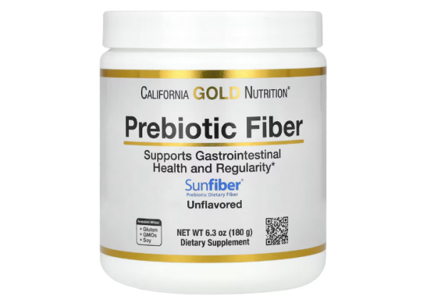 California Gold Nutrition, Prebiotic Fiber, präbiotische Ballaststoffe, 180 g