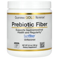 California Gold Nutrition, Prebiotic Fiber, präbiotische Ballaststoffe, 180 g