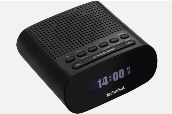 TechniSat TECHNIRADIO 50 - Kompakter Radiowecker DAB+, UKW Wecker)