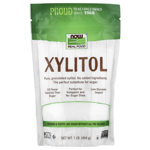 NOW Foods, Wahre Lebensmittel, Xylitol, 454 g - DE Versand via DHL