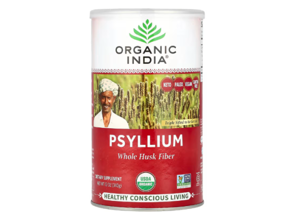 Organic India, Psyllium, Whole Husk Fiber, Schalenfaser, 340 g