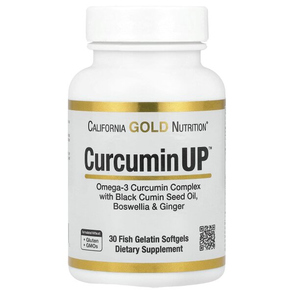 California Gold Nutrition, CurcuminUP, Kurkumin, 30 Weichkapseln mit Fischgelatine