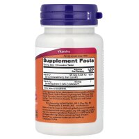 NOW Foods, D3 + K2 Chewables, D3 + K2-Kautabletten, 90 Kautabletten