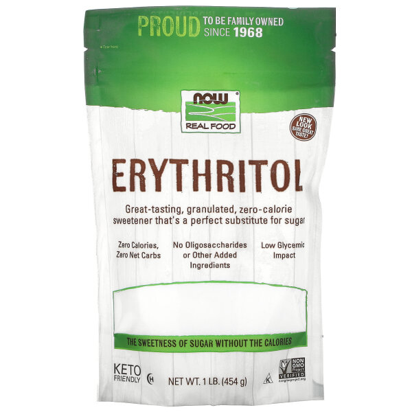 NOW Foods, Real Food, Erythrit, 454 g - DE Versand via DHL