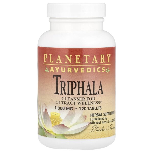 Planetary Herbals, Ayurvedics, Ayurvedics, Triphala, 120 Tabletten