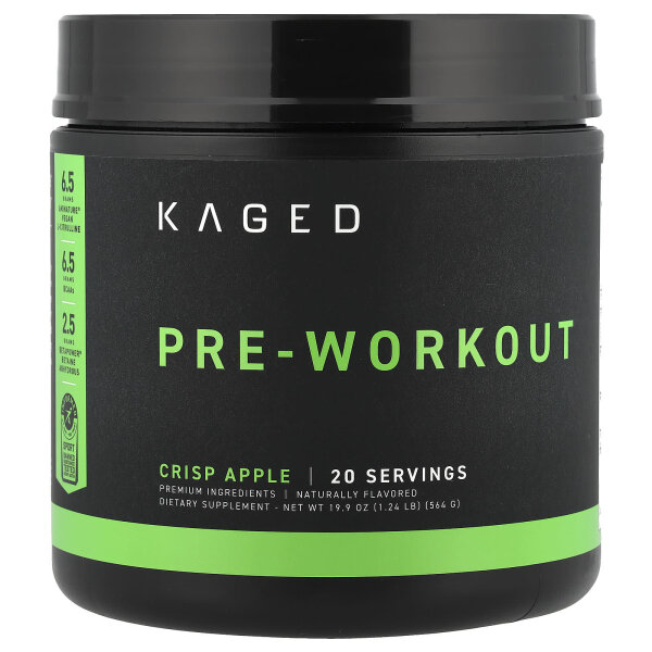 Kaged, Pre-Workout, Pre-Workout, knuspriger Apfel, 564 g
