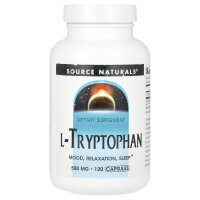 Source Naturals, L-Tryptophan, 500 mg, 120 Kapseln