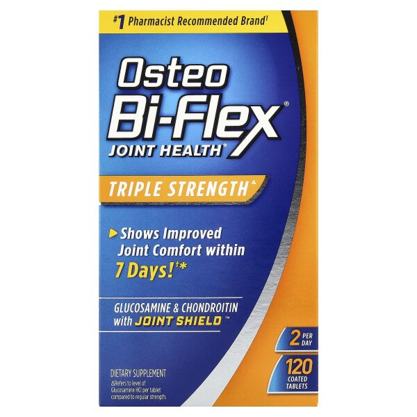 Osteo Bi-Flex, Gelenk-Gesundheit, 3-fache Stärke mit Vitamin D, 120 Tabletten
