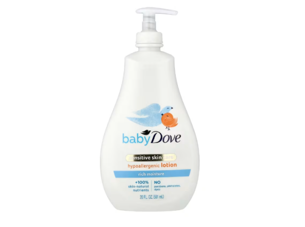 Dove, Baby, Pflege für empfindliche Haut, hypoallergene Lotion, 591 ml